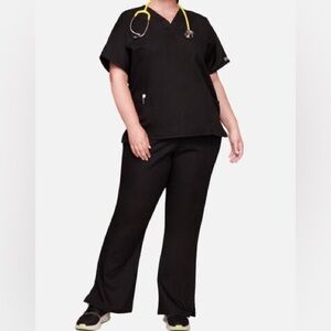 Cherokee Workwear Originals Black Scrub Set